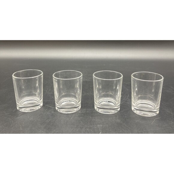VTG ARC France Clear Shot Glass 2” Set Of 4 EUC - Picture 1 of 3